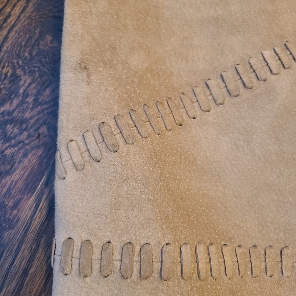 INC International Concepts Tan Brown Genuine Leather Straight Skirt 12 - Picture 10 of 10